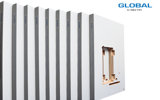 Table top European (106 x 55 x 4 cm)
